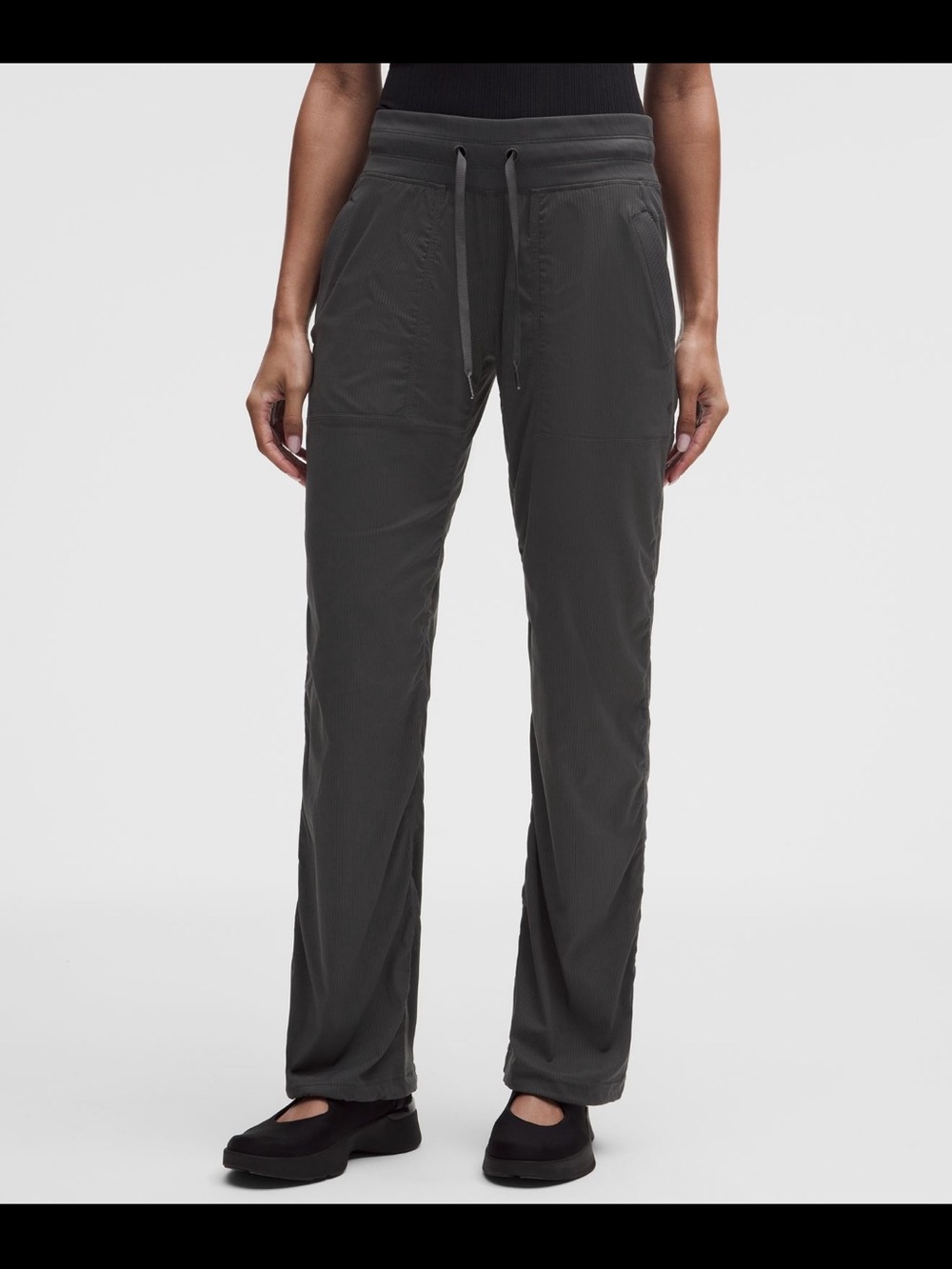 lululemon athletica Women's Charcoal Drawstring Track Pants
